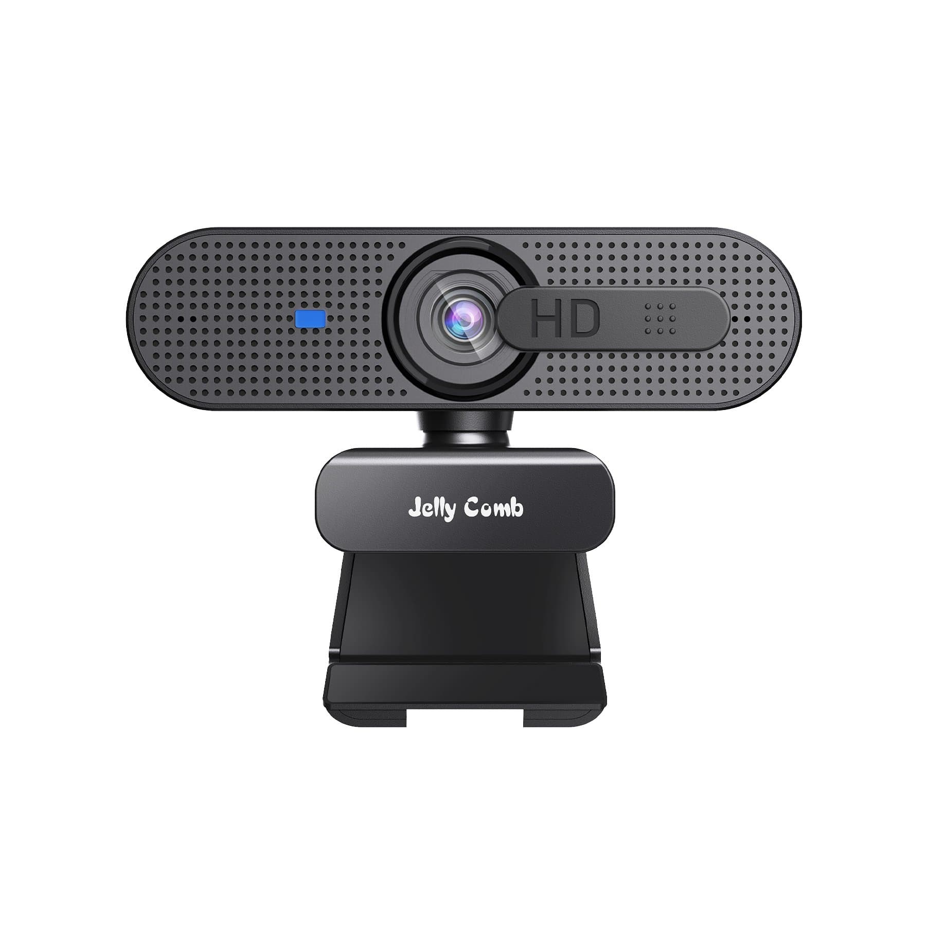 Jellycomb1080P HD Webcam Pro Auto Focus & Light Correction W06 – Jelly Comb