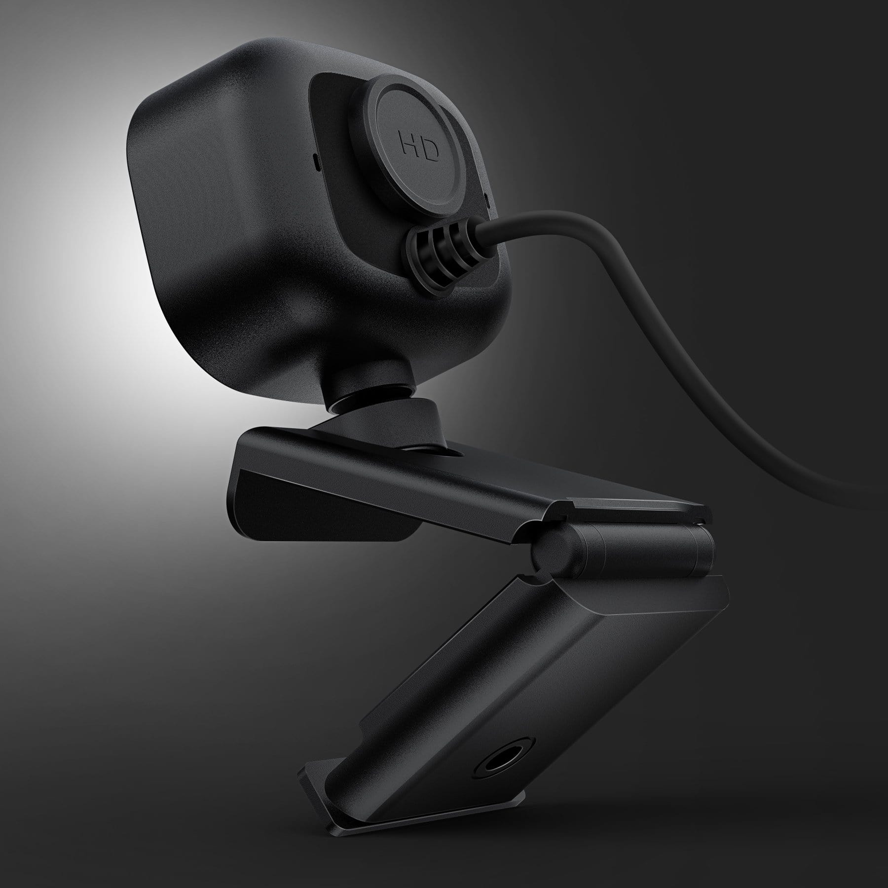 Jellycomb1080P HD Webcam Pro Auto Focus & Light Correction W06